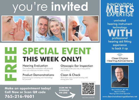 Limited Time Offer - Clear Choice Hearing Aid Centers