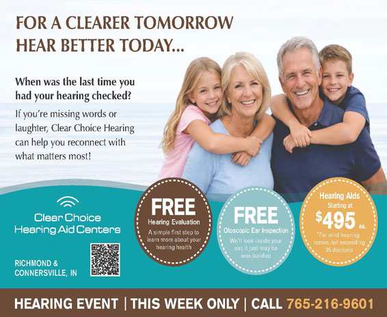 Limited Time Offer - Clear Choice Hearing Aid Centers
